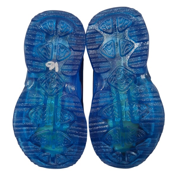 Captain America Kids Light Up Shoes Toddler Sneakers Blue Size 9 New 17‎ (cms) - Picture 7 of 14